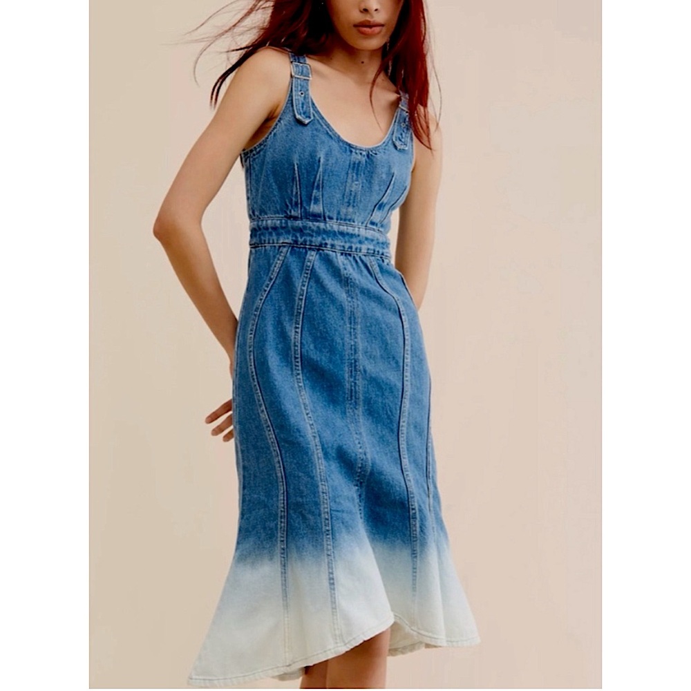 Amanda Uprichard Raisa Denim Dress